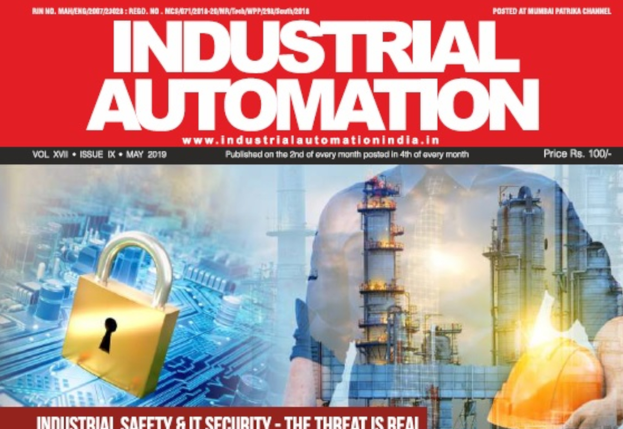 Industrial Automation Magazine (May 2019) GrassDew Cybersecurity Article Image