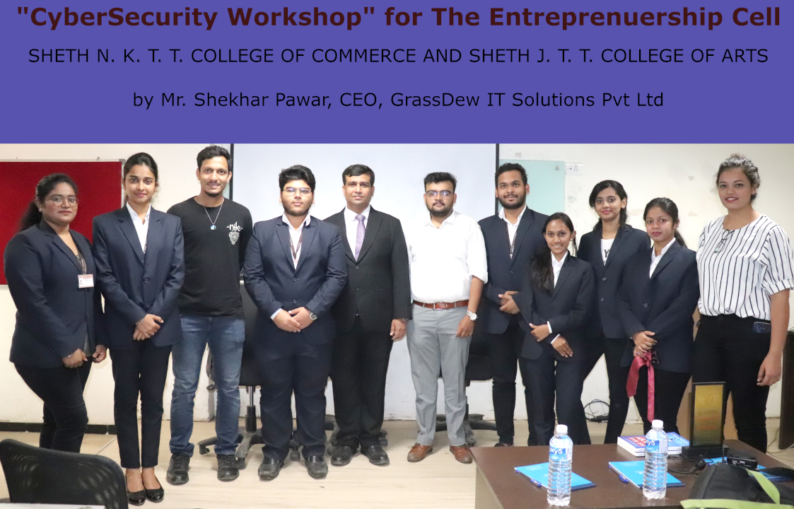 CyberSecurity Awareness Training at SHETH N. K. T. T. COLLEGE Certificate Image